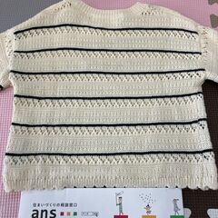 【中古】90㎝　H&M　クロシェニットの画像