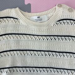 【中古】90㎝　H&M　クロシェニットの画像