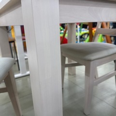 大川家具　ダイニングテーブルセットの画像