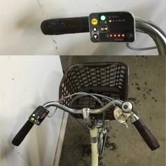 h-175△q 岐阜発/ パナソニック/電動アシスト三輪自転車/スイングなし/3段変速/バッテリー7Ah/充電器なし/走行確認/現状品/管16s/R7.4/13 △の画像