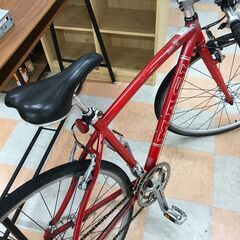 【ジャングルジャングル石川金沢店】自転車 スポーツ車 レッド 700×32C(約27インチ相当） 動作確認／クリーニング済みの画像