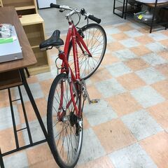 【ジャングルジャングル石川金沢店】自転車 スポーツ車 レッド 700×32C(約27インチ相当） 動作確認／クリーニング済みの画像