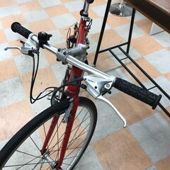 【ジャングルジャングル石川金沢店】自転車 スポーツ車 レッド 700×32C(約27インチ相当） 動作確認／クリーニング済みの画像