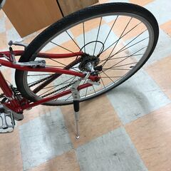 【ジャングルジャングル石川金沢店】自転車 スポーツ車 レッド 700×32C(約27インチ相当） 動作確認／クリーニング済みの画像
