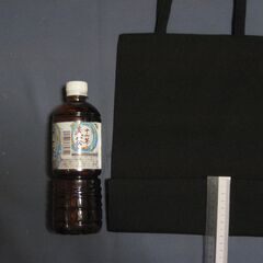 未使用　葬儀用トートバッグ　黒の画像