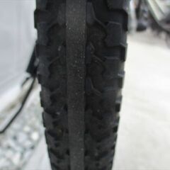 E603　★14800円★整備済み 中古子供自転車 ブリヂストン　ビッケ　グレー【22インチ 】の画像