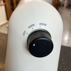 K2510-267 ±0 遠赤外線電気ストーブY010 XHS-Y010 ベージュ 2021年製 通電確認済み 中古美品の画像