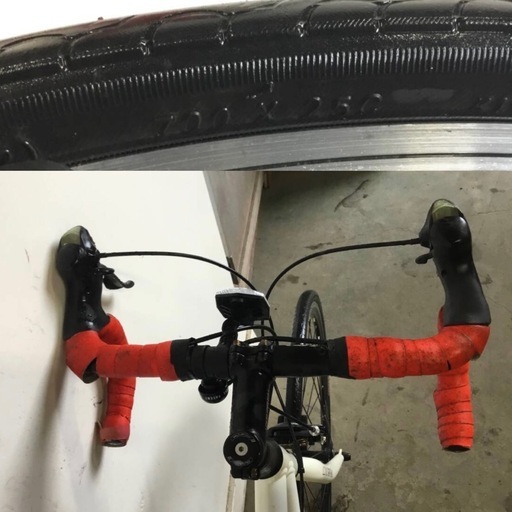 h-176△ 岐阜発/ LOUIS GARNEAU/ ルイガノ/ CR07/ ロードバイク/ 2×7段変速/ 自転車/ 700×25c/ 走行確認/ 現状品/ 管10m/ R7.2/8 △