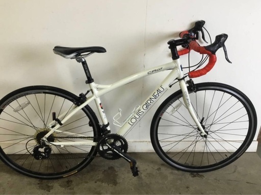 h-176△ 岐阜発/ LOUIS GARNEAU/ ルイガノ/ CR07/ ロードバイク/ 2×7段変速/ 自転車/ 700×25c/ 走行確認/ 現状品/ 管10m/ R7.2/8 △
