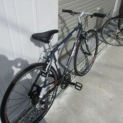 E607　★　37800円★整備済み スポーツ中古自転車 GIOS　ミストラル　グレー　48ｃｍ【クロスバイク】の画像