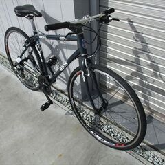 E607　★　37800円★整備済み スポーツ中古自転車 GIOS　ミストラル　グレー　48ｃｍ【クロスバイク】の画像