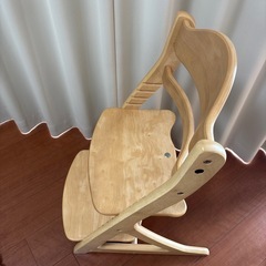 🪑すくすくチェア スリムプラス（テーブル無し）天然木 ナチュラル の画像