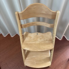 🪑すくすくチェア スリムプラス（テーブル無し）天然木 ナチュラル の画像