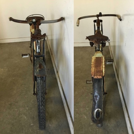 h-177△ q 岐阜発/ 昭和レトロ/ Fire Stone/ 自転車/ 24インチ/ ビンテージ/ 走行確認/ サビあり/ 現状品/ 管15s/ R7.9/2 △