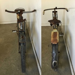 h-177△ q 岐阜発/ 昭和レトロ/ Fire Stone/ 自転車/ 24インチ/ ビンテージ/ 走行確認/ サビあり/ 現状品/ 管15s/ R7.9/2 △の画像
