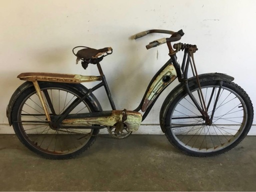 h-177△ q 岐阜発/ 昭和レトロ/ Fire Stone/ 自転車/ 24インチ/ ビンテージ/ 走行確認/ サビあり/ 現状品/ 管15s/ R7.9/2 △