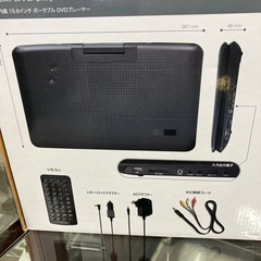O 2510-483 ポータブルDVDプレーヤー　15.6インチ　新品未使用　箱イタミの画像
