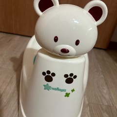 未使用　オマル　しろくまさん　トイトレの画像