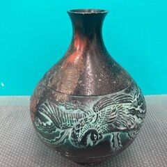 【差し上げます】 平成八年　春　勲五等瑞宝章　菊花紋章　菊紋　花瓶　花器　壺　工芸品　記念品の画像