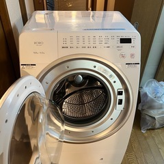 未使用に近い　2025年製　山田電気　ドラム式洗濯乾燥機　ロロ　洗濯9k 乾燥4.5k　の画像