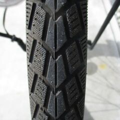 E612★　13800円★　折りたたみ中古自転車　レッド　LEDオートライト　６段【20インチ 】 の画像