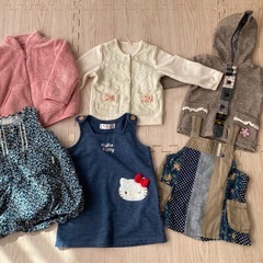 秋冬こども服 女の子 24点まとめ売りの画像
