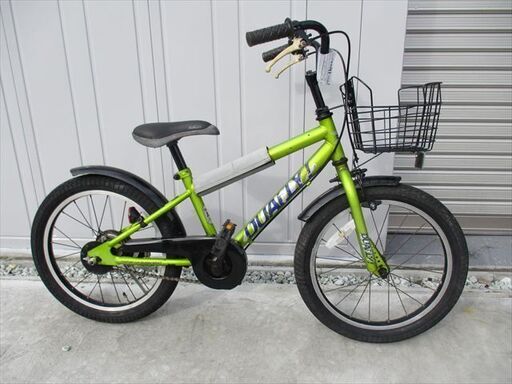 E615　★　8000円★整備済み 中古子供自転車 グリーン【18インチ 】