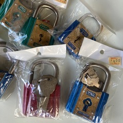 南京錠　ダイヤルロック　3つまとめての画像