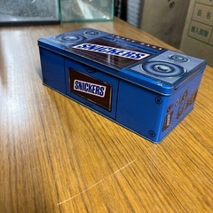 Snickers ヴィンテージ 1989 年版 メタルボックス 空　スニッカーズの画像