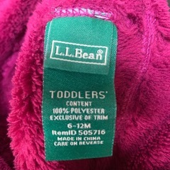 【乳幼児】L.L.Bean　ハイパイル・ハットの画像