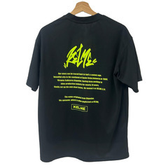 KELME（ケルメ） プリントTシャツ 半袖 Mサイズ ブラック×イエローの画像