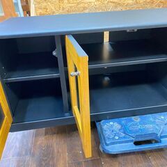 ジ433/ 木製 TVボード テレビ台 収納家具 ビデオボード 木目の画像