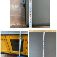 ジ433/ 木製 TVボード テレビ台 収納家具 ビデオボード 木目の画像