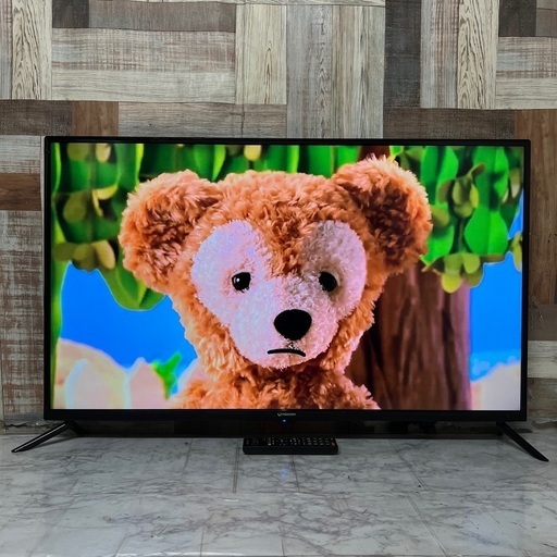 即日受渡❣️4年前購入マクスゼン43型液晶TVゲームモード搭載19500円