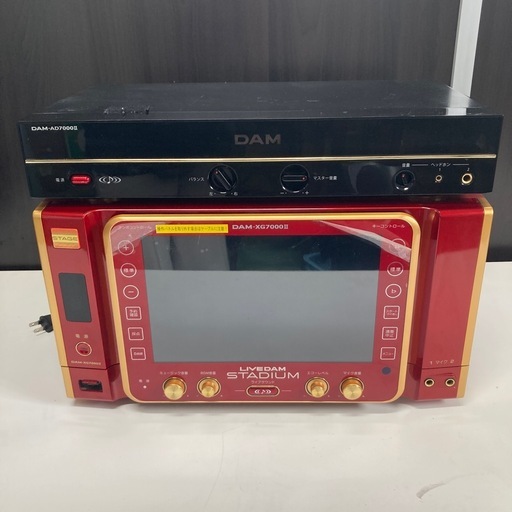 J007) 第一興商　LIVE DAM STADIUM DAM-XG7000Ⅱ カラオケ　音響　スピーカー　　DDS-65　