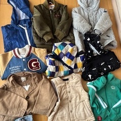 子供服まとめ売り　キッズ服セット（アウター・トップス・ボトムス）　23点セットの画像