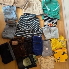 子供服まとめ売り　キッズ服セット（アウター・トップス・ボトムス）　23点セットの画像
