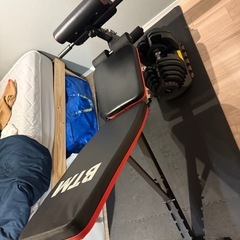 【角度調整可能】筋トレ用ベンチの画像