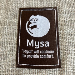 K2510-268 Mysa 円座クッション グレー 中古美品の画像