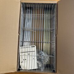 ワイヤーラック5段【錆びにくいスチール】ドウシシャ製の画像