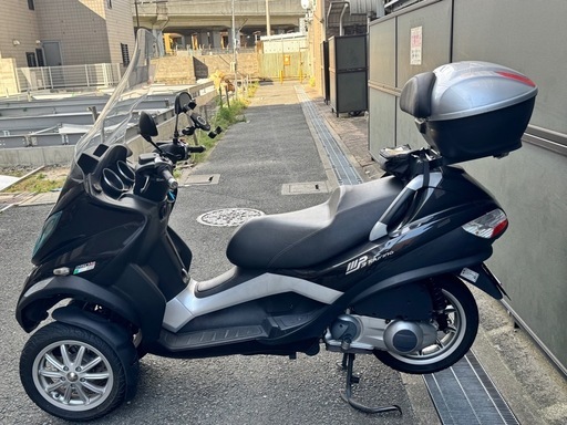 ピアジオMP3側車付軽二輪走行少ない状態良好