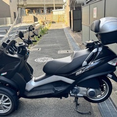 ピアジオMP3側車付軽二輪走行少ない状態良好の画像