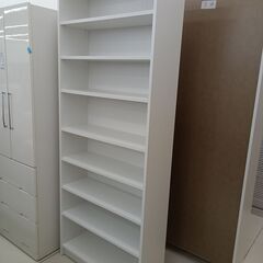★リユースのサカイ日立店★HJ8074 IKEA 本棚 ホワイト H202.5×D28×W80 クリーニング済み の画像