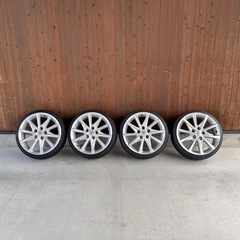  【タイヤ新品】プリウス ツーリングホイール 引っ張りタイヤつきの画像