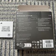 CORSAIR DOMINATOR TITANIUM黒 RGBダミーメモリー美品の画像