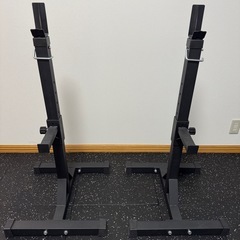 バーベルスクワットスタンド Muscle Motion SST Adjustable Barbell Squat Standsの画像