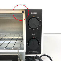 ss7773　コンフィー オーブントースター CF-AD081 ホワイト Comfee' 8L 白 温度調節 80～230℃ 1000W 2枚焼き コンパクト オーブントースター 中古の画像