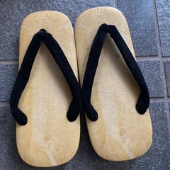 履き物　下駄　草履の画像