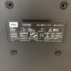 テレビ TCL 32S515 2020年製
の画像