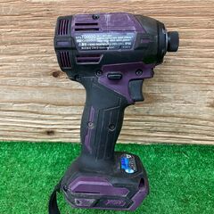 【SIW】makita マキタ TD002GZAP パープル 40Vmax充電式インパクトドライバ 本体のみ【中古動作品】の画像